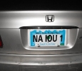 NA Daytona Member hiding license plate